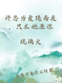 许总为爱跪雨夜，只求她原谅